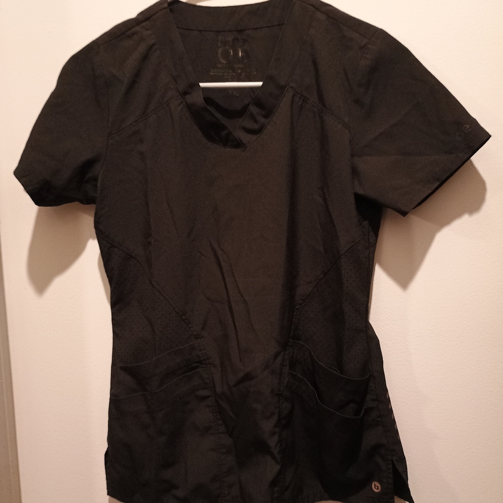 Classic Black V-Neck Women's Top
